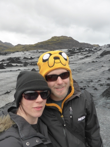 Iceland glacier selfie